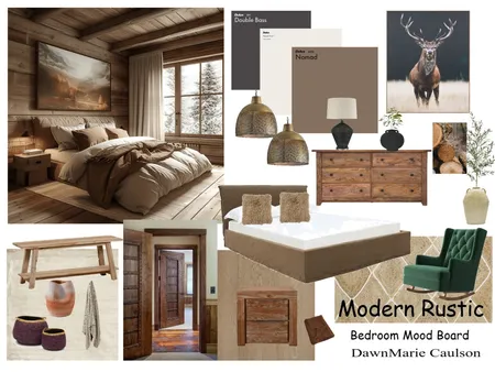 Modern Rustic Bedroom Mood Board Interior Design Mood Board by Dawnmariecaulson on Style Sourcebook