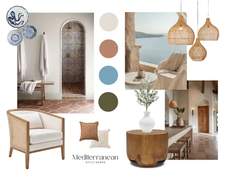 Mediterranean Interior Design Mood Board by Renee Wratih on Style Sourcebook