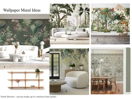 Wallpaper Options Interior Design Mood Board by Green Room Interiors on Style Sourcebook