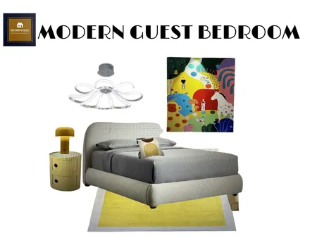MODERN GUEST BEDROOM Interior Design Mood Board by al1168ster@gmail.com on Style Sourcebook