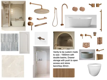 Main Bathroom Interior Design Mood Board by Savannah Interior Design on Style Sourcebook