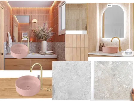 Powder Room - Pink Basin Interior Design Mood Board by Cobblestone Studios on Style Sourcebook