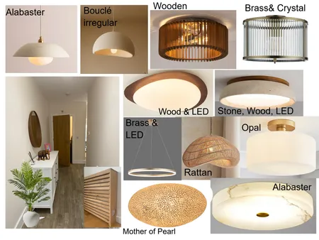 Karen Hallway Lighting Choices Interior Design Mood Board by marigoldlily on Style Sourcebook