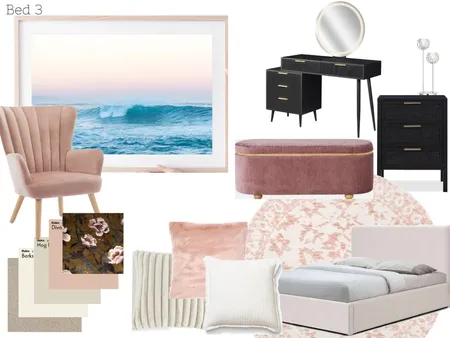 Bed 3 Mod 9 complete Interior Design Mood Board by Pink_trm@hotmail.com on Style Sourcebook