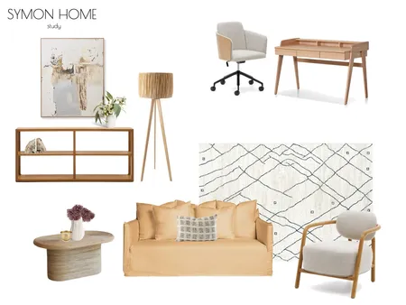SYMON HOME study Interior Design Mood Board by Gather & Place on Style Sourcebook