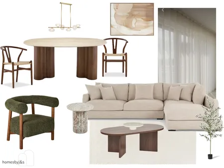 Ferg and Bianca Dining & Living Interior Design Mood Board by homesbyj&s on Style Sourcebook