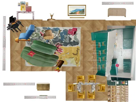Great Room Space Planning Scale Interior Design Mood Board by dl2407 on Style Sourcebook