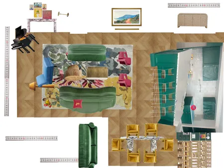 Great Room Space Planning Scale Interior Design Mood Board by dl2407 on Style Sourcebook