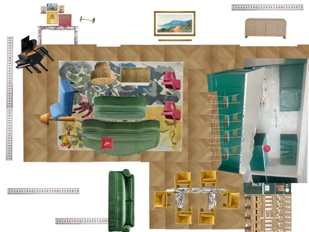 Great Room Space Planning Scale Interior Design Mood Board by dl2407 on Style Sourcebook