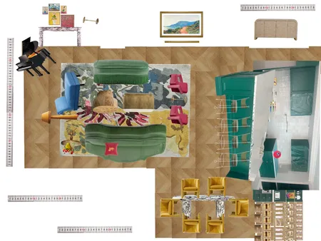 Great Room Space Planning Scale Interior Design Mood Board by dl2407 on Style Sourcebook