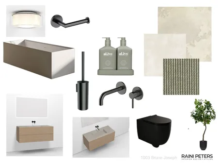 Main bathroom 1 Interior Design Mood Board by Raini Peters Interior Design + Styling on Style Sourcebook