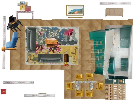 Great Room Space Planning Scale Interior Design Mood Board by dl2407 on Style Sourcebook