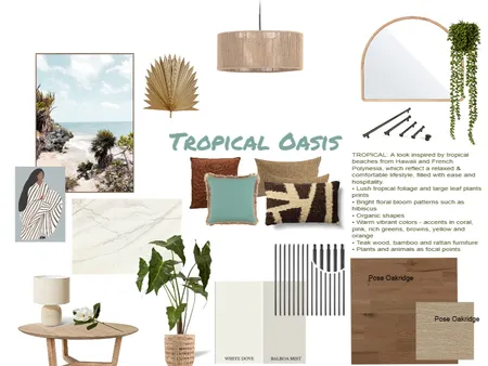 Tropical Oasis Zeigler Interior Design Mood Board by Grounded Living NOVA Style on Style Sourcebook