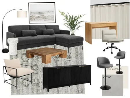 contemporary apartment - greys Interior Design Mood Board by SamanthaSimpsonInteriors on Style Sourcebook
