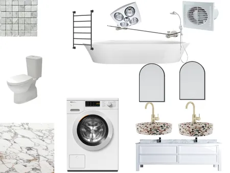 Modern Bathroom Interior Design Mood Board by Annette S. Interior design on Style Sourcebook