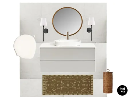 POWDER ROOM - CLAIRE Interior Design Mood Board by Toni and Co on Style Sourcebook