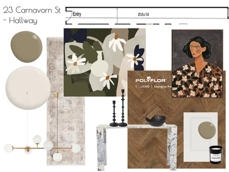 Assessment 2 - Hallway Interior Design Mood Board by addieobyrne on Style Sourcebook