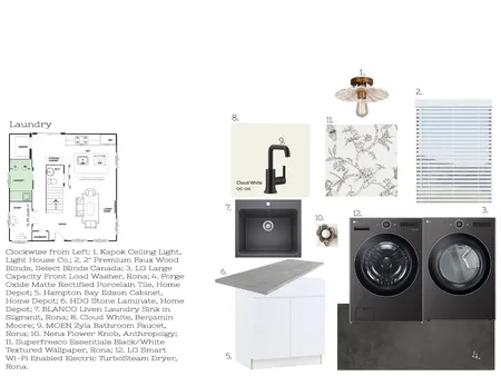 Laundry Room Sample Board done Interior Design Mood Board by Angie on Style Sourcebook