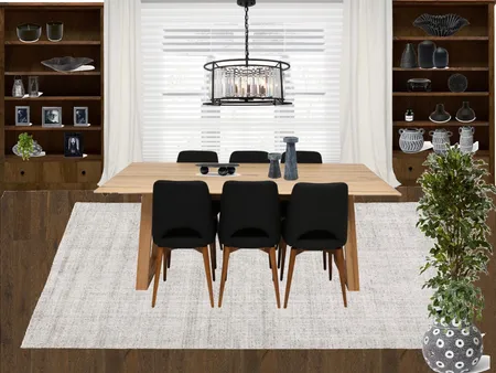 Modern Industrial Diningroom Interior Design Mood Board by Monica.Nyikang on Style Sourcebook
