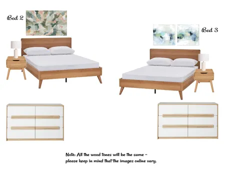 Coastal twin rooms Interior Design Mood Board by Interiors By Zai on Style Sourcebook