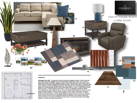Module 9 - Furniture & Accessories LIVING ROOM Interior Design Mood Board by shannonberry on Style Sourcebook