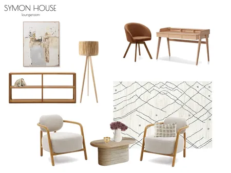 SYMON HOME study Interior Design Mood Board by Gather & Place on Style Sourcebook