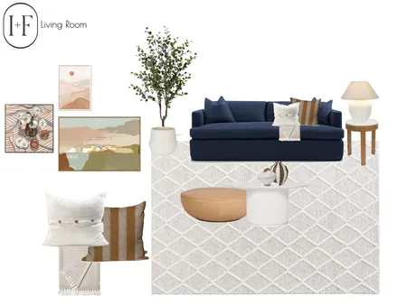 Living Room Interior Design Mood Board by Ivy + Finch Design on Style Sourcebook