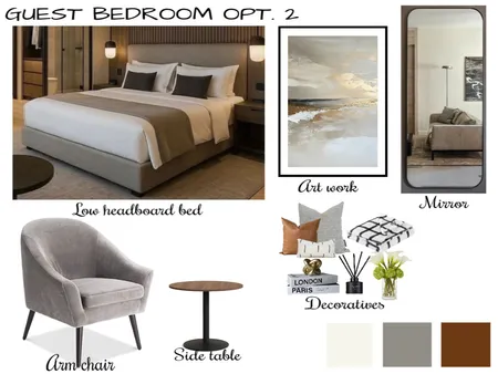 Option 2 guest bedroom Interior Design Mood Board by kehindeh052@gmail.com on Style Sourcebook