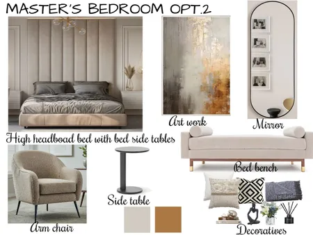 opt 2 masters bedroom Interior Design Mood Board by kehindeh052@gmail.com on Style Sourcebook