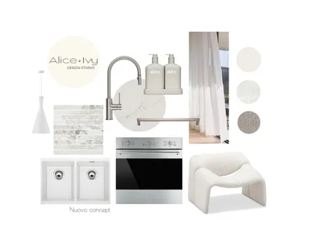 Nuovo concept Interior Design Mood Board by Alice + Ivy Design Studio on Style Sourcebook