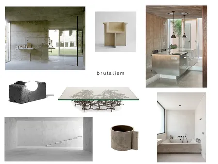 Brutalism Interior Design Mood Board by justineliasmorales on Style Sourcebook
