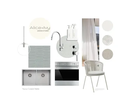 Nuovo Coastal Palette Interior Design Mood Board by Alice + Ivy Design Studio on Style Sourcebook