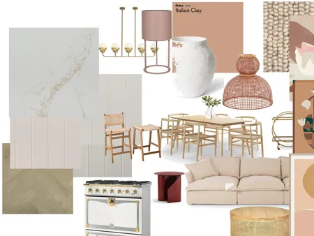 Coastal Chic Kitchen and Living Interior Design Mood Board by KateHeaney on Style Sourcebook
