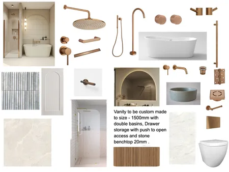 Main Bathroom Interior Design Mood Board by Savannah Interior Design on Style Sourcebook