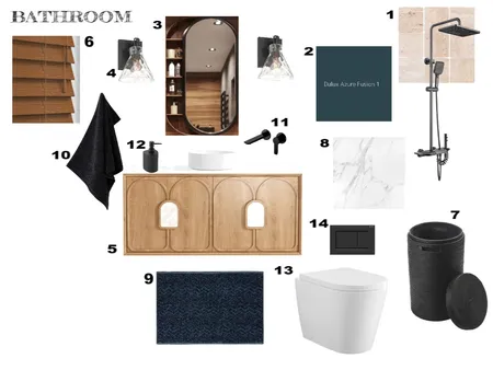 Bathroom Interior Design Mood Board by ERINMOODLEY
