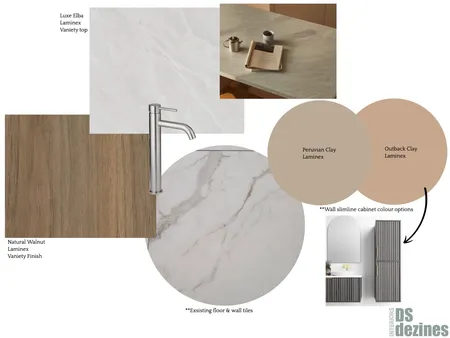 Natasha - Bathroom Interior Design Mood Board by DSdezines Interiors on Style Sourcebook