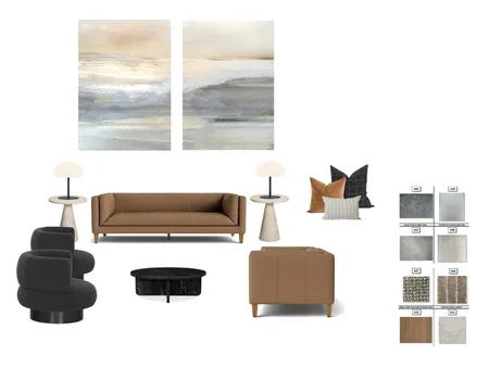 Option E - Eastbourne Main Lobby Interior Design Mood Board by Bronwynblue