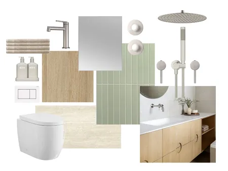 משפחת אורחוב חדר רחצה Interior Design Mood Board by yael harel