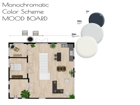 MONOCHROMATIC MOOD BOARD Interior Design Mood Board by shawnaj12