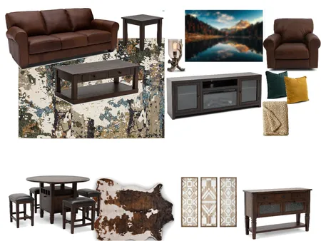 Lead Rental - Rustic 1 Interior Design Mood Board by Beverly Zaske