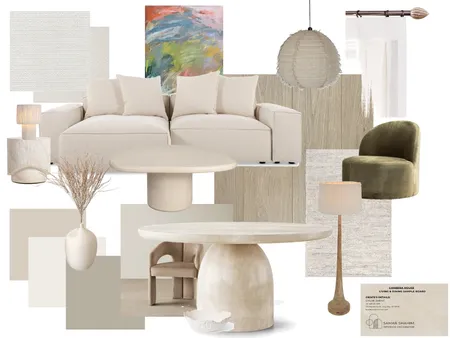 Chloe - Living & Dining Room Sample Board Interior Design Mood Board by SamarSh on Style Sourcebook