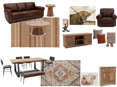 Lead Rental - Rustic 2 Interior Design Mood Board by Beverly Zaske on Style Sourcebook