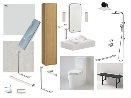GS Bathroom Interior Design Mood Board by Kutata Interiors on Style Sourcebook