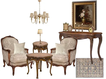 vintage Interior Design Mood Board by katarina.fenje