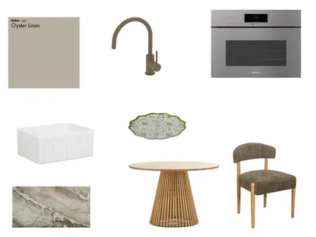Green Kitchen Interior Design Mood Board by Style Sourcebook