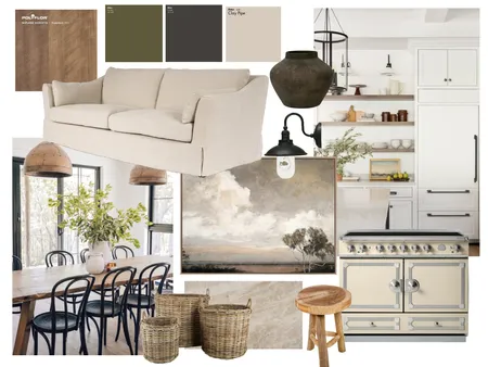Modern Farmhouse Mood Board Interior Design Mood Board by SFK on Style Sourcebook