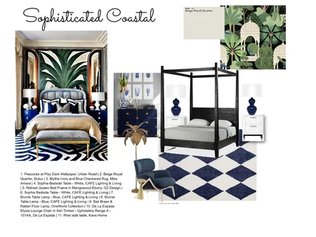 Sophisticated Coastal Interior Design Mood Board by NinaAlbadri on Style Sourcebook