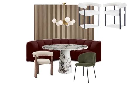 Moody Dining Room Interior Design Mood Board by Maddi :) on Style Sourcebook