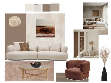 Regina Living room v2- calm earthy organic coastal Interior Design Mood Board by Evolve Creative Interiors on Style Sourcebook