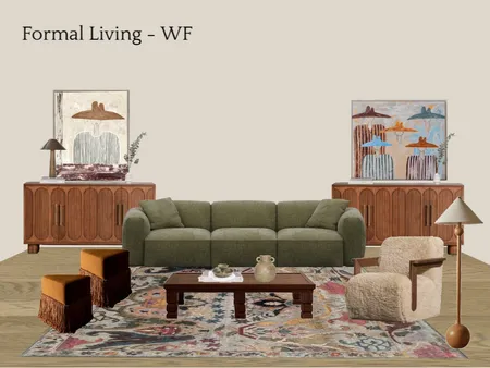 Formal Living - WF - rug2 Interior Design Mood Board by Kesha Bull Design